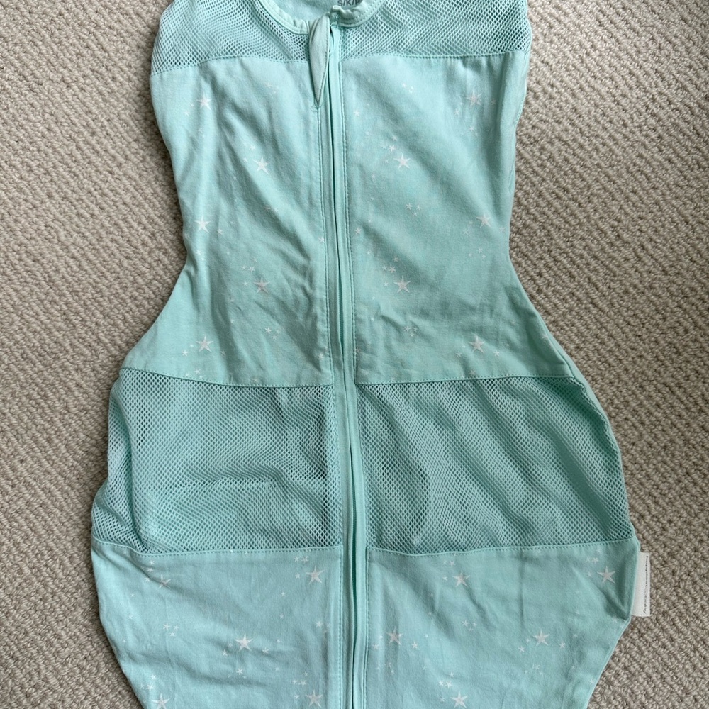 Green Swaddle UP Sleep Sack with Wing Design